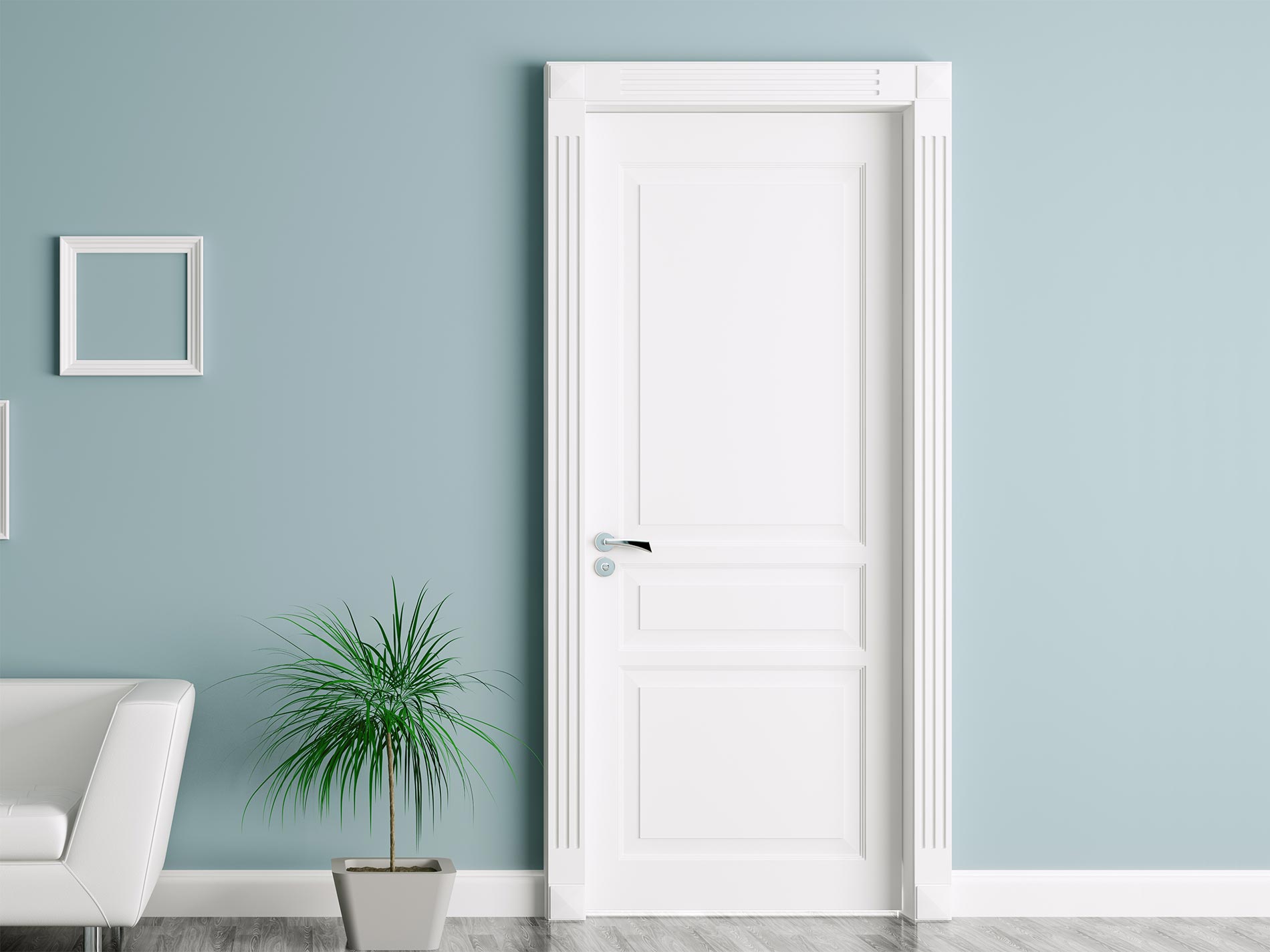 PVC Bathroom Door